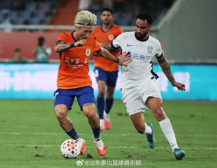 刘彬彬传射卡扎伊什维利绝杀 泰山主场2-1逆转津门虎