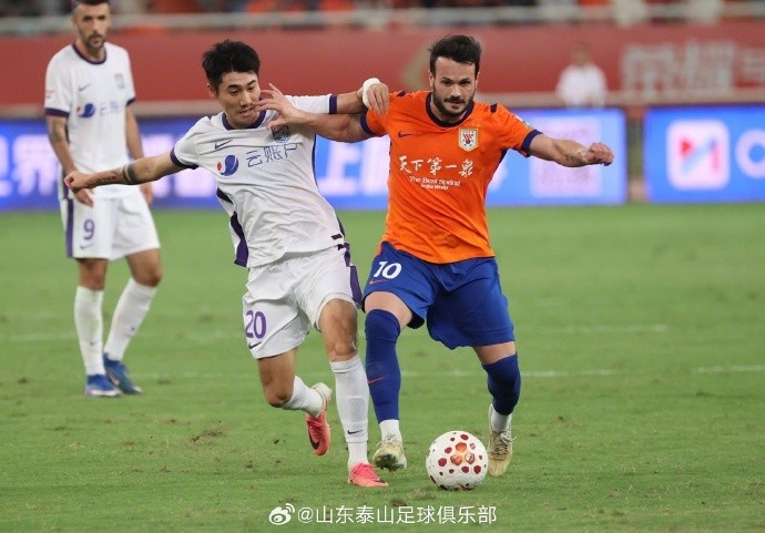 刘彬彬传射卡扎伊什维利绝杀 泰山主场2-1逆转津门虎